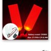 DIY LED Light Eyes Kits für 1: 1 Iron Man Helm Buntes Augenlicht Cosplay Zubehör rot